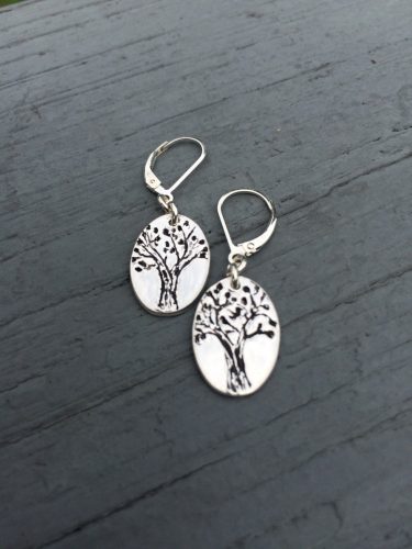 Live Oak Tree Earrings are completely custom and unique to each person who gets them!